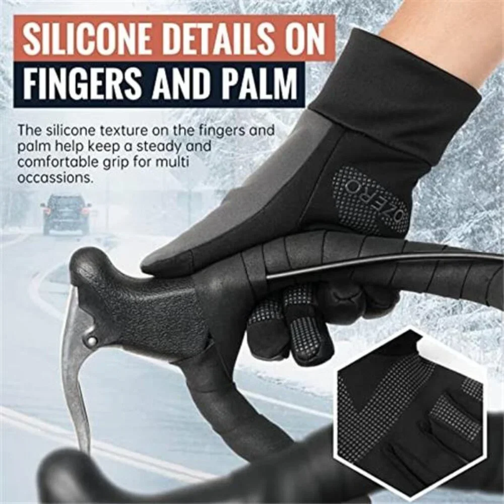 Mens Winter Gloves Touchscreen Thermal Running Hiking Cycling Windproof Water